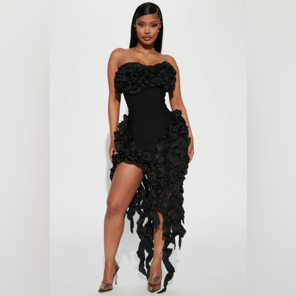 Leila Bandage Mini Dress - Black